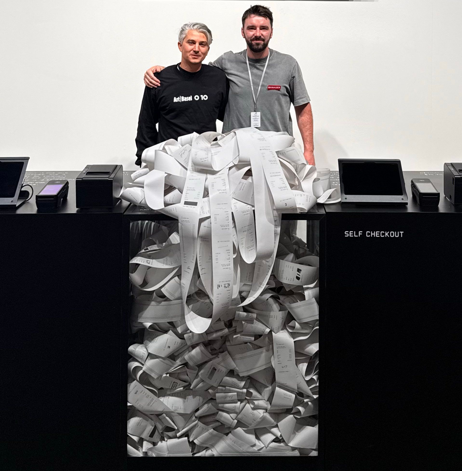 Jack Butcher Self Checkout Receipts Art Basel Miami December 2025 Visualize Value